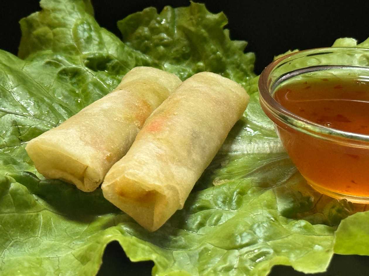 Mini vegetais crepes (8 peças )