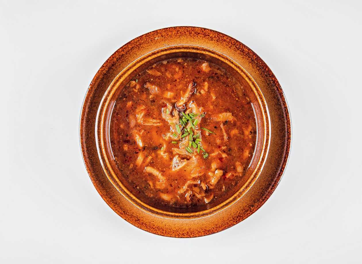 Homemade tripe soup