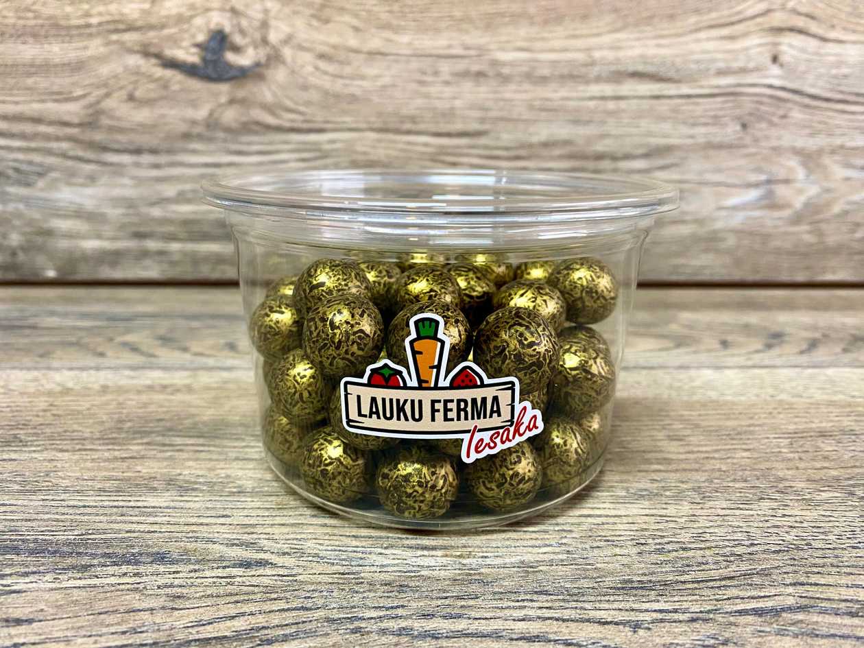 ZELTA DRAŽEJAS AR LAZDU RIEKSTIEM PIENA BEĻĢU ŠOKOLĀDĒ [ 250 G ]