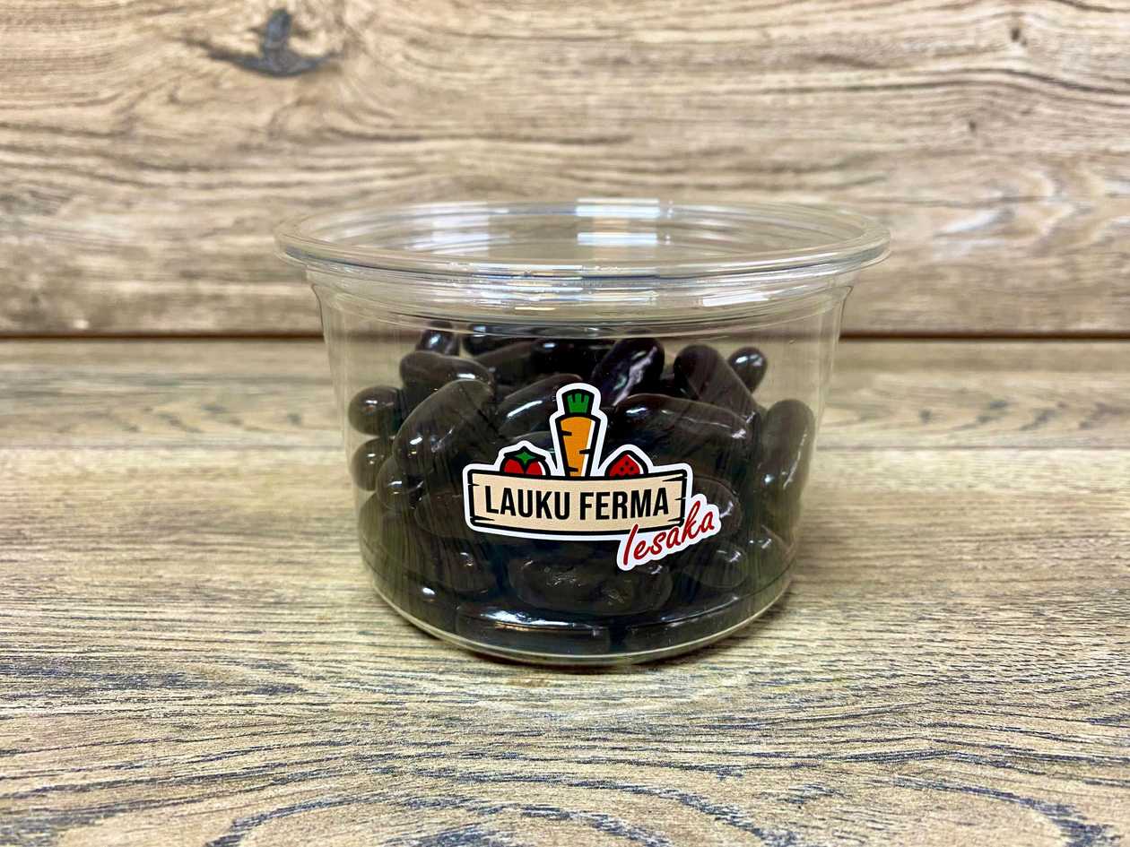 DRAŽEJAS AR APELSĪNU CUKĀTIEM TUMŠĀ BEĻĢU ŠOKOLĀDĒ [ 250 G ]