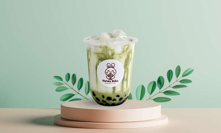 Hazelnut Matcha Lava
