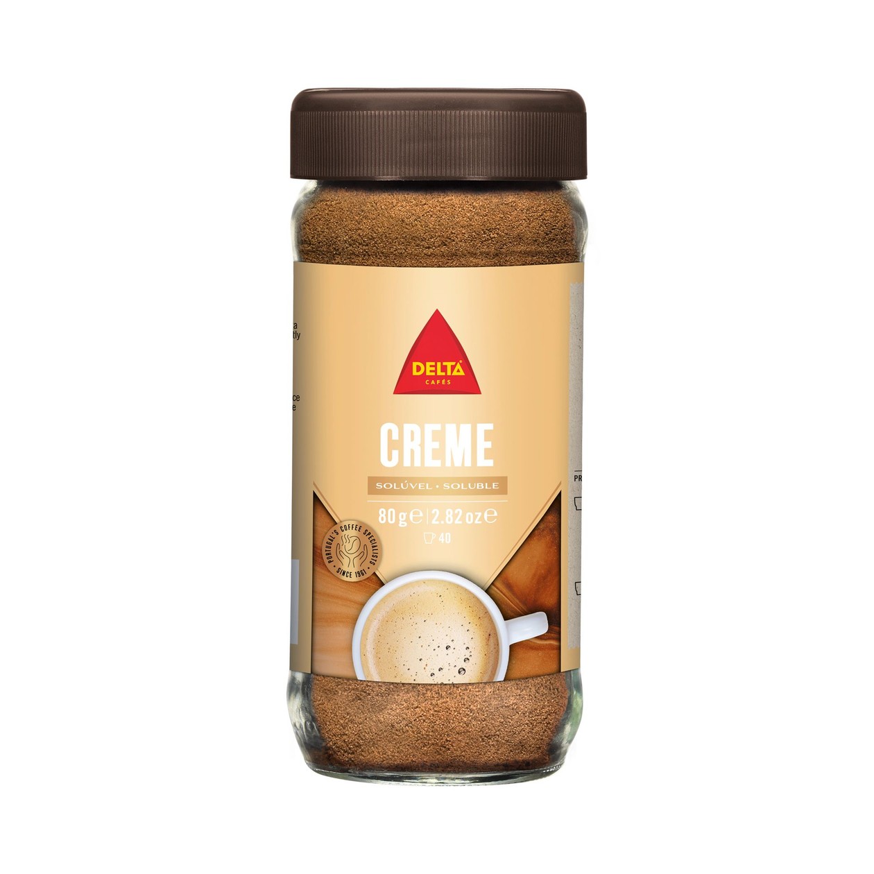 Café Creme Solúvel Frasco Delta 80 gr