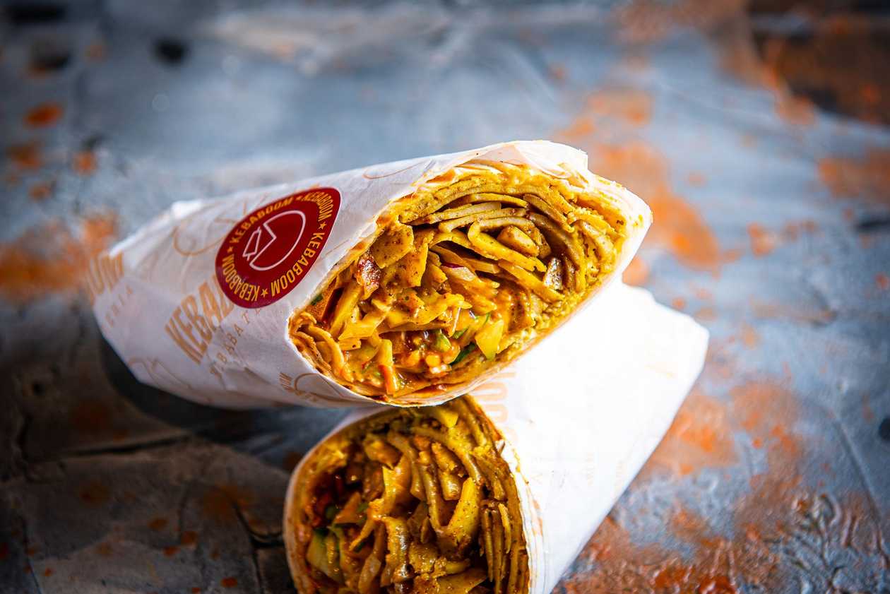 Döner seitani ja salatiga