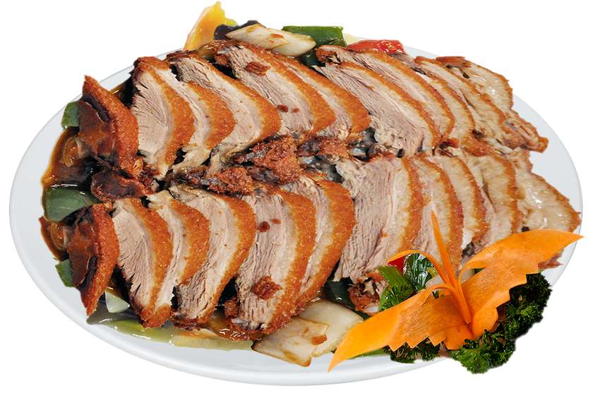 Pikantní restovaná kachna se zeleninou