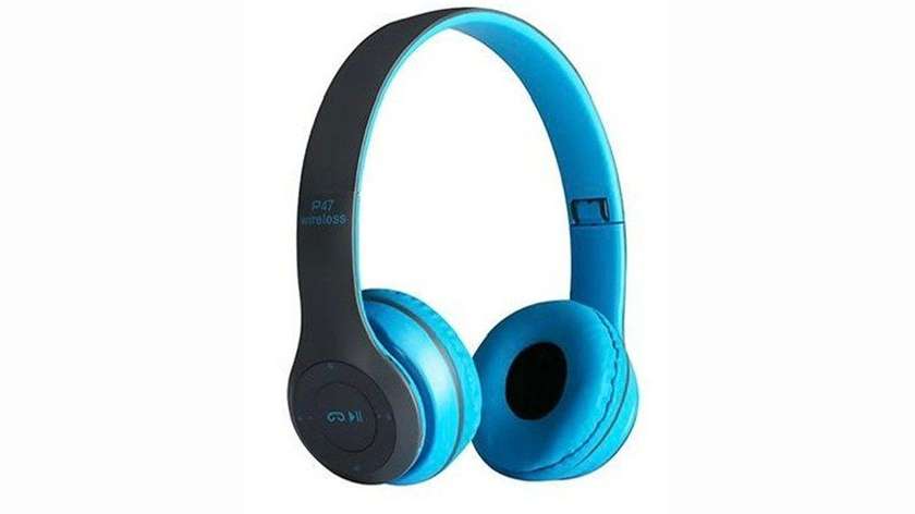 wireless headset P47 blue