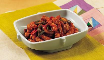 Fried Octopus In Chili Sauce