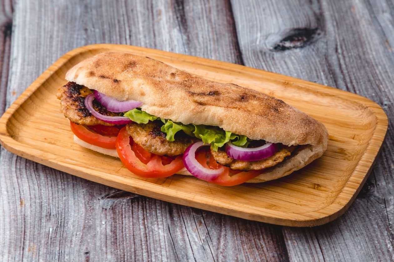 Chicken Meatball in Bread + French Fries + Coca Cola 300ml