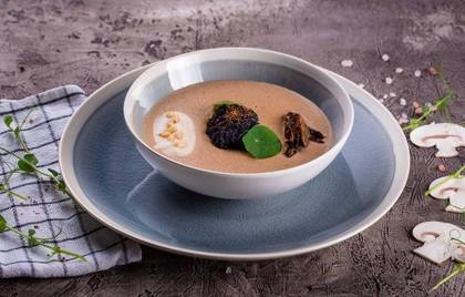 Assorted Mushroom Cream Soup