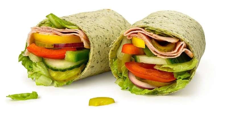 Pork ham wrap