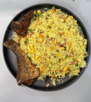 Fried Rice with Fish