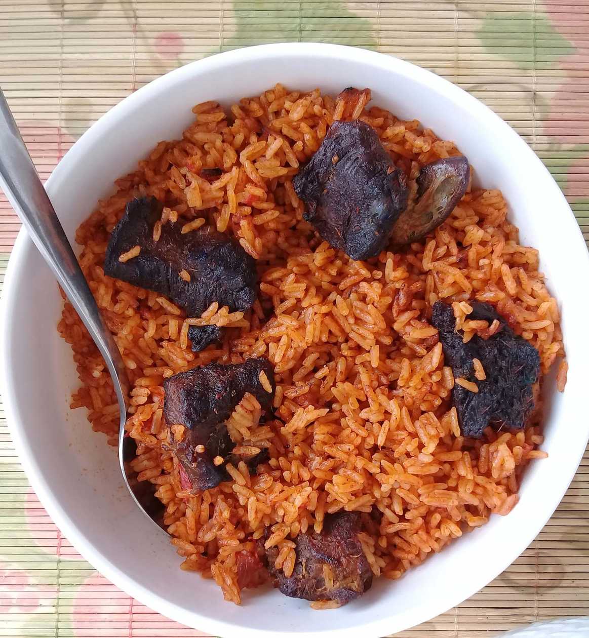 Jollof with Beef