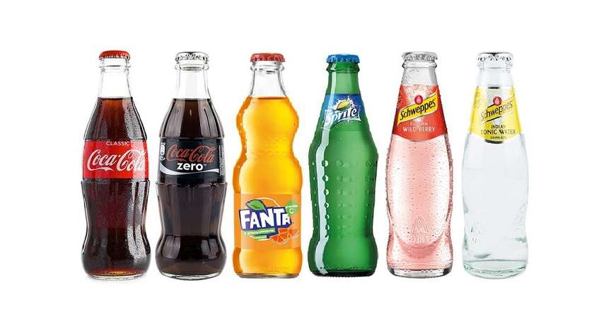 Coca-Cola, Coca-Cola Zero, Sprite, Fanta, Schweppes 0,25 l