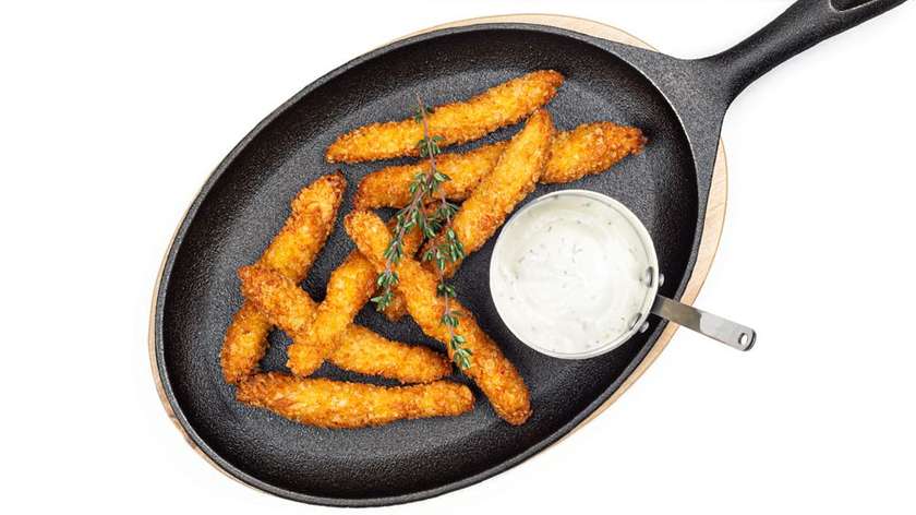 Vištienos juostelės Panko džiūvėsėliuose