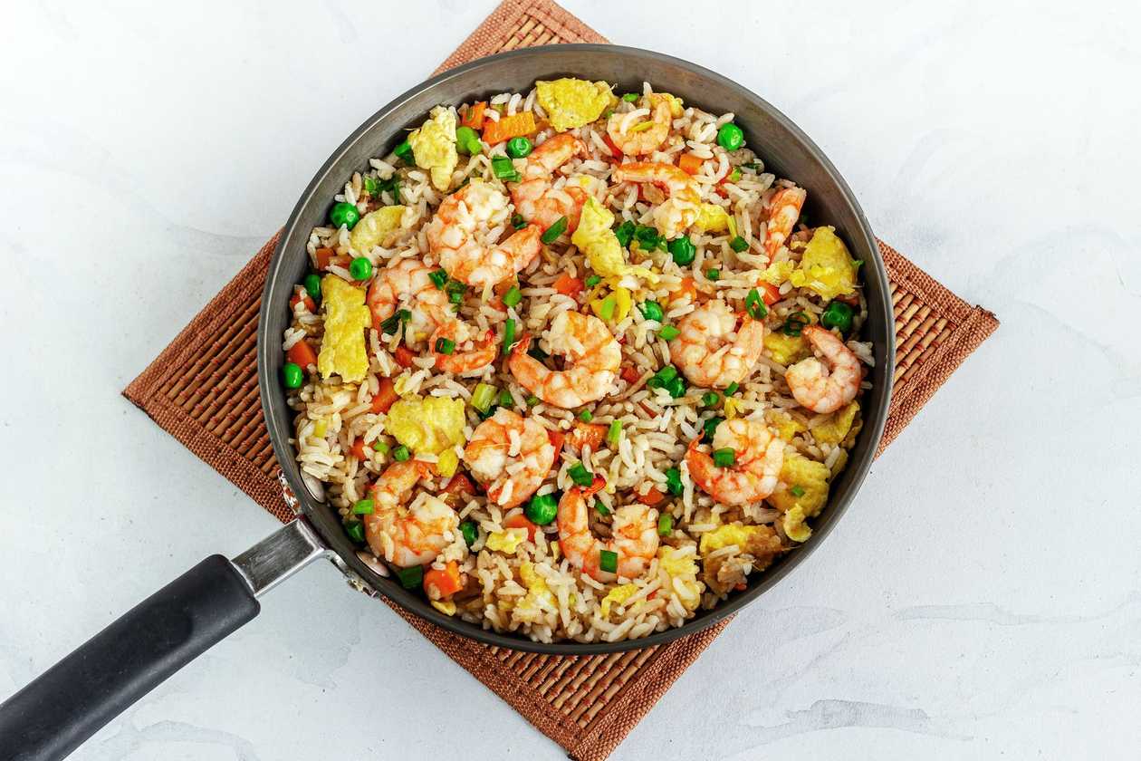 Seafood fried rice