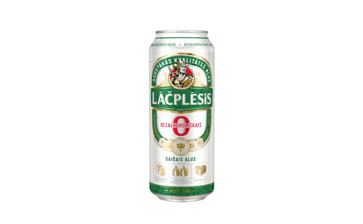 Lāčplēsis bezalkoholiskais alus 500 ml