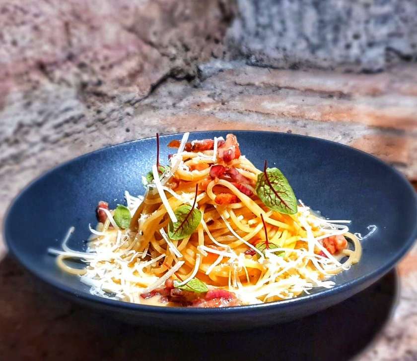 Spaghete carbonara