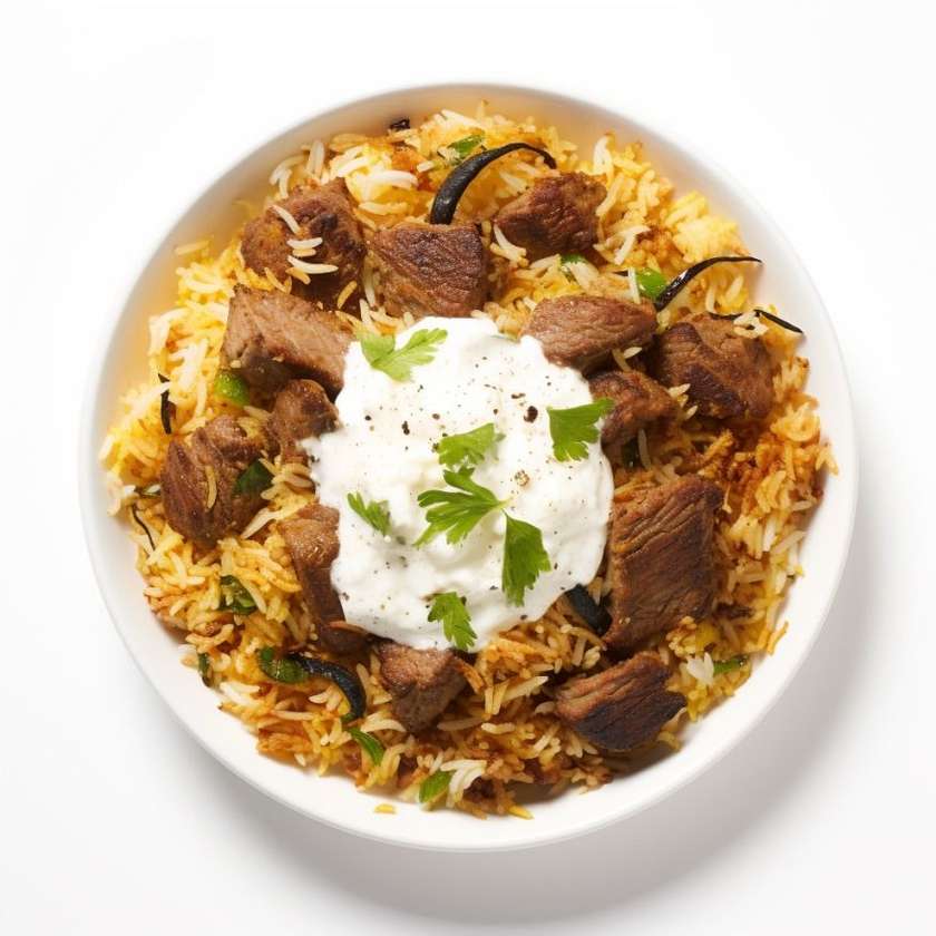 Lamb biryani