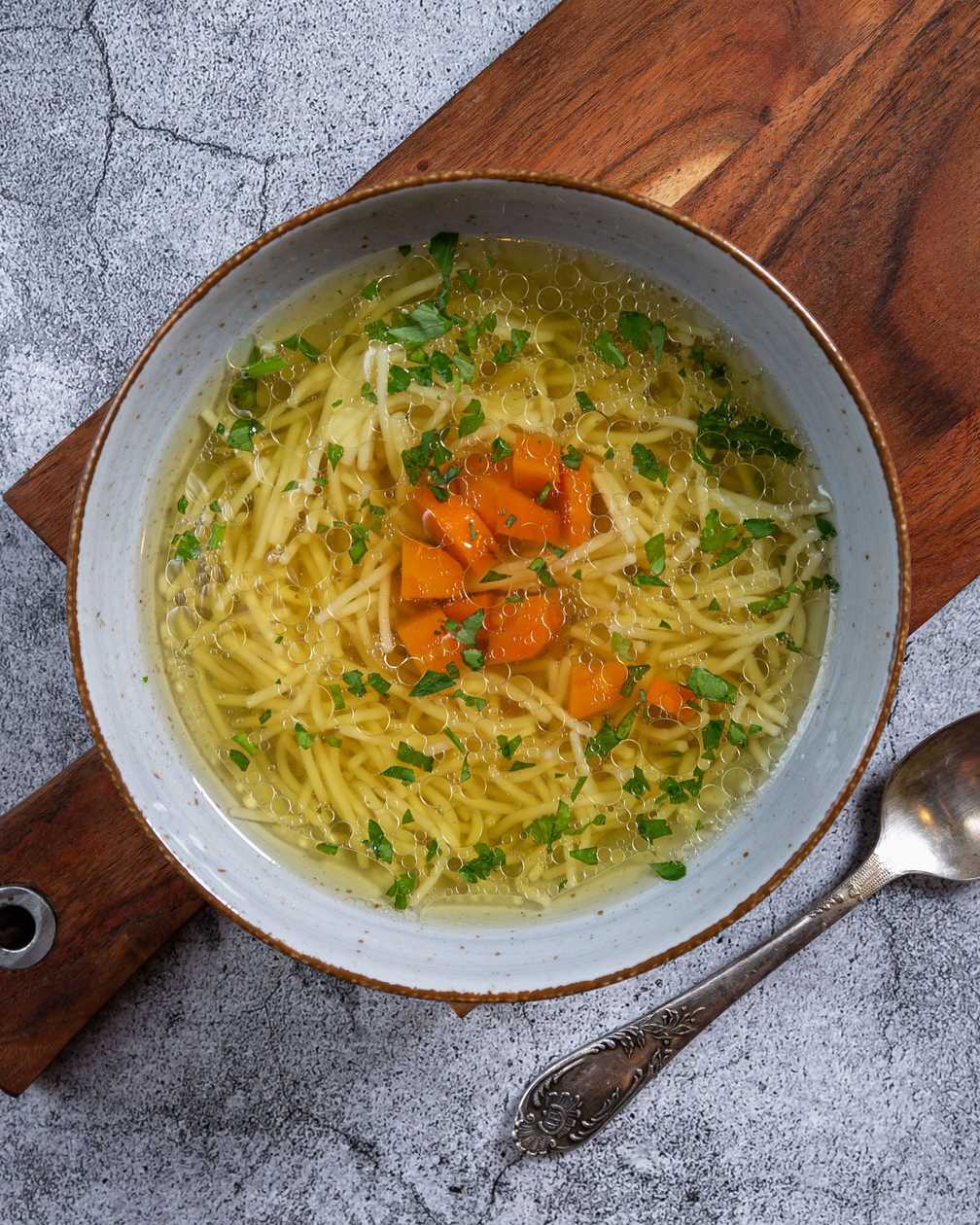 Homemade Chicken Soup with Noodles