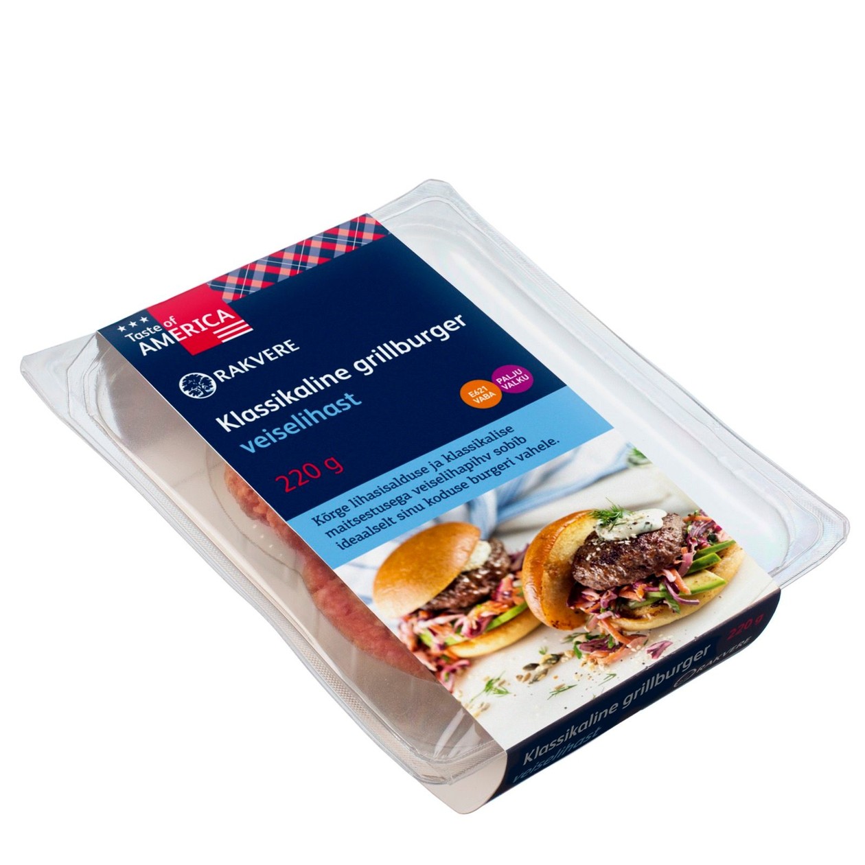 Rakvere, Classic Beef Burger, 220g (expires soon)