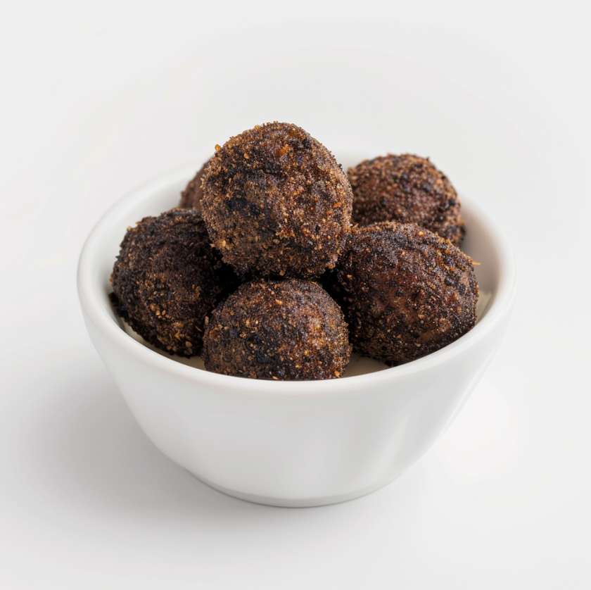 Mozzarella black balls (6 pcs.)