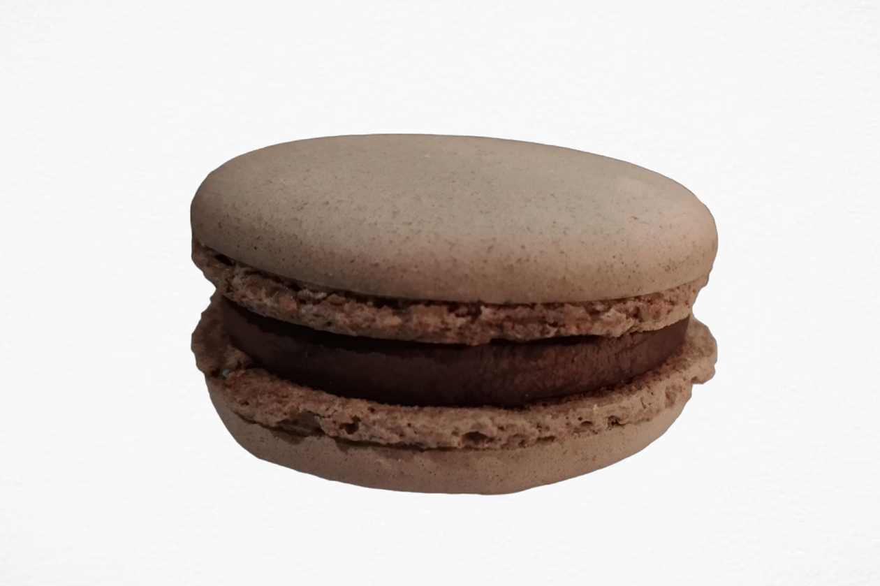 Chocolate-Peanut Macaron