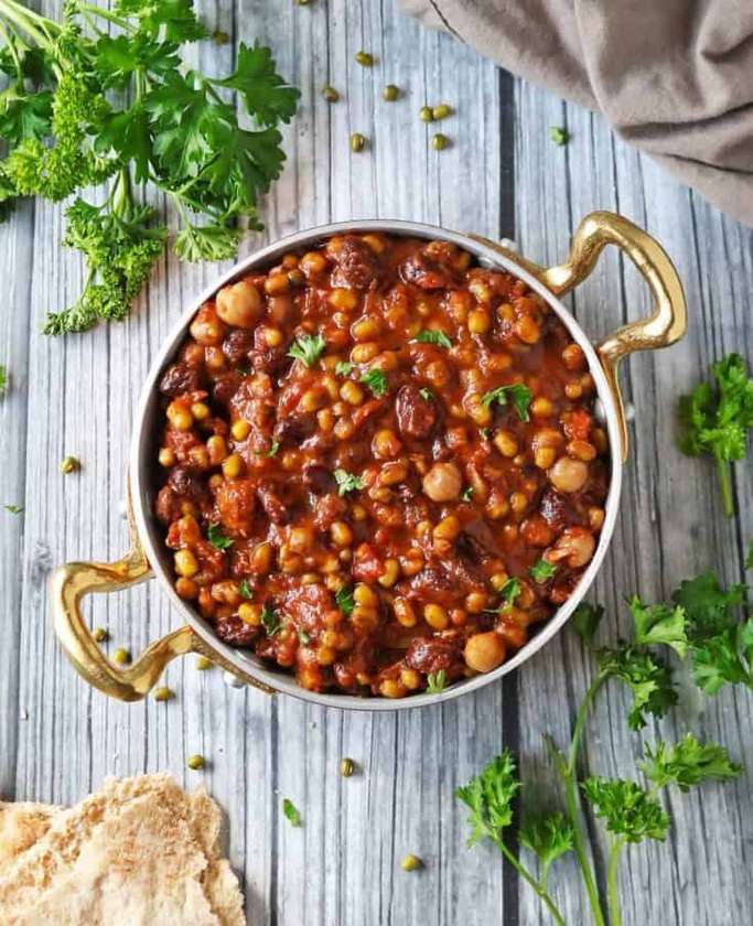 Beans Stew with Chapati