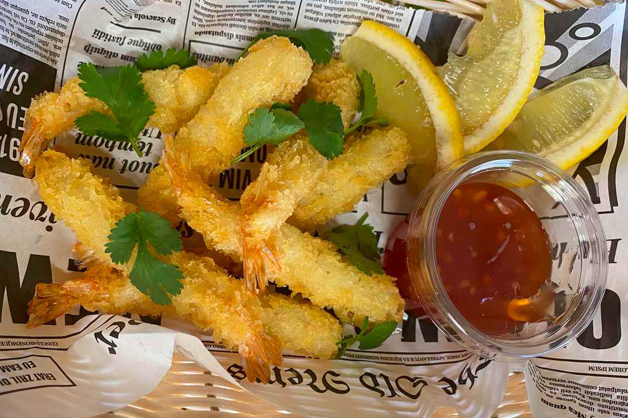 Deep Fried Prawns