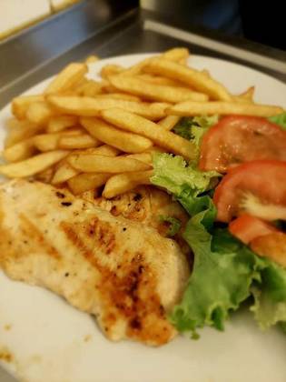 Panado de Frango no Prato
