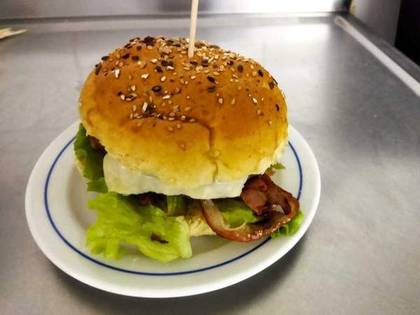 Hambúrguer com Bacon