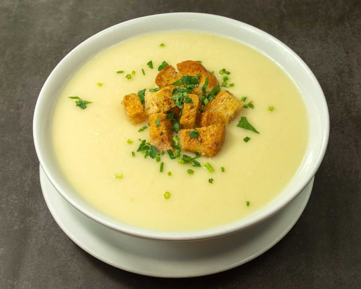 Onion Soup with Croutons