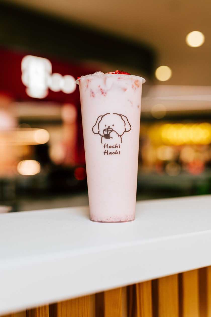 Strawberry latte