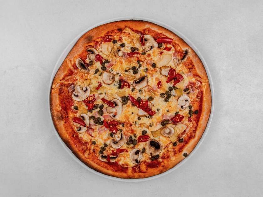 Center of the earth small pizza