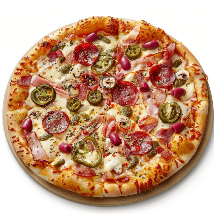 Pizza jalapenos