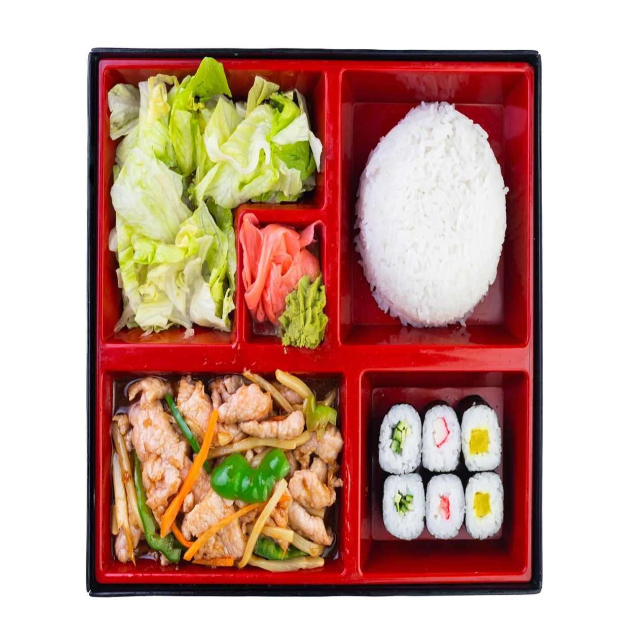 Pork bento
