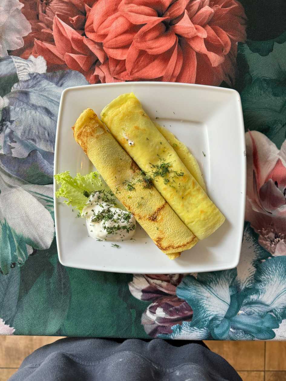 Pancakes With Spinach