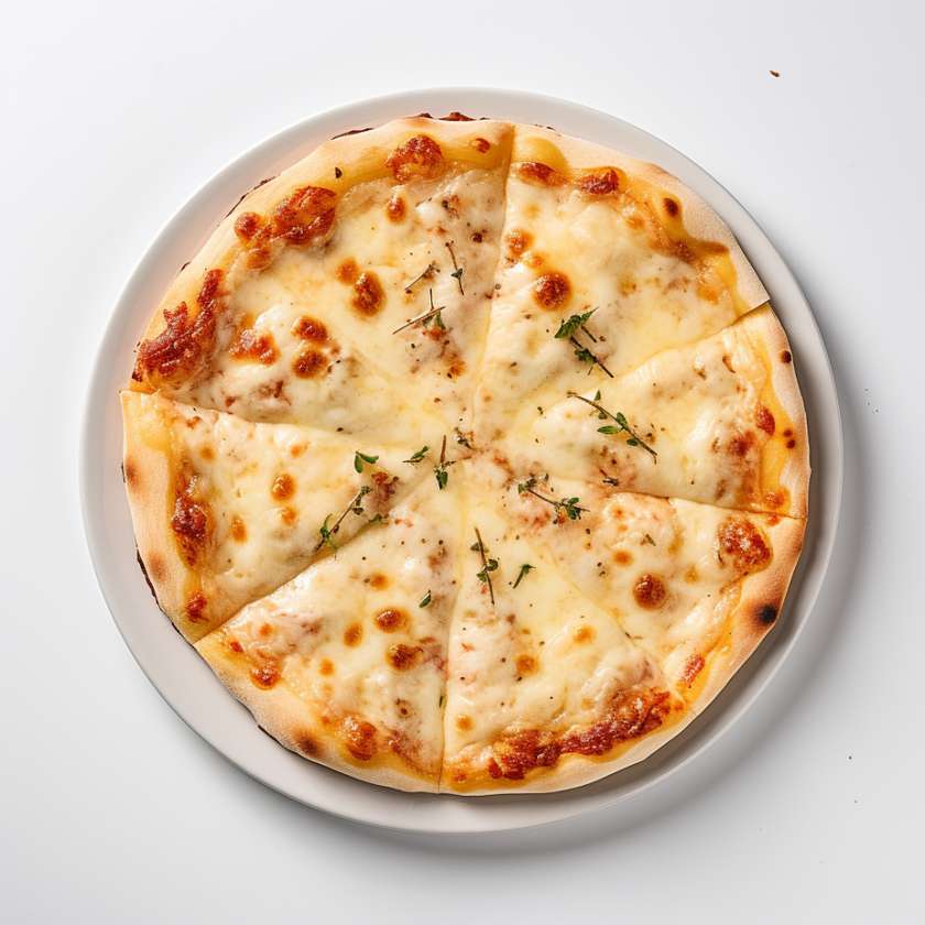 Pizza čtyři druhy sýra