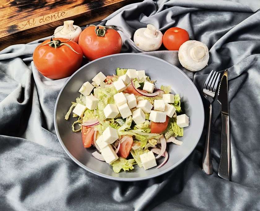 Al Dente salad + feta cheese