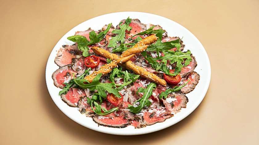 Beef Carpaccio With Truffle Dressing