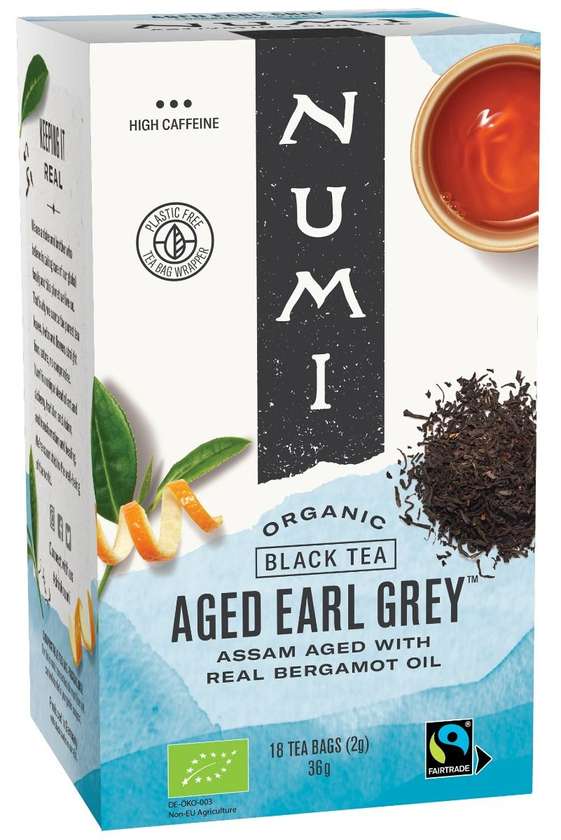 Black Tea Earl grey Aged Eco Numi 2 g*18 pcs./Pk
