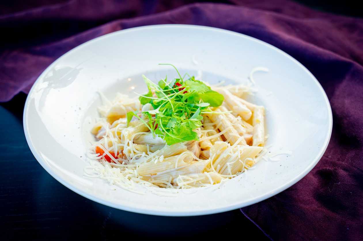 Pasta with Smoked Chicken