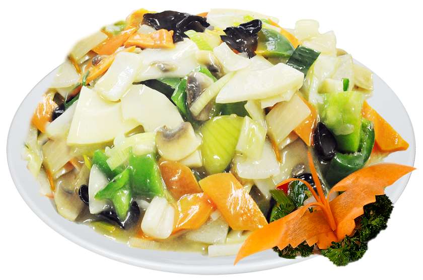 Zeleninové "kung-pao" jemně pálivé