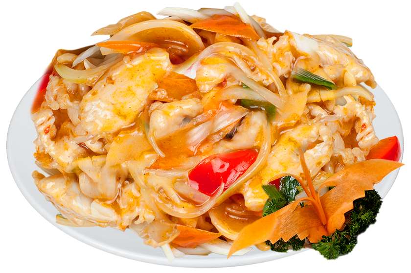 Kuře po thajsku s rýží (ga thai)