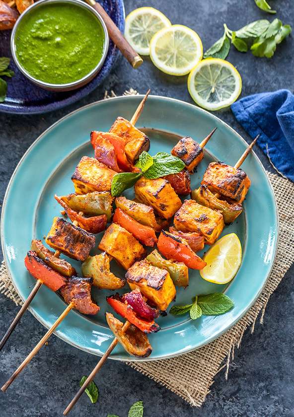 Garam Masala Malai Paneer Tikka