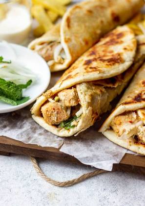 Chicken Cahapathi / Paratha Roll