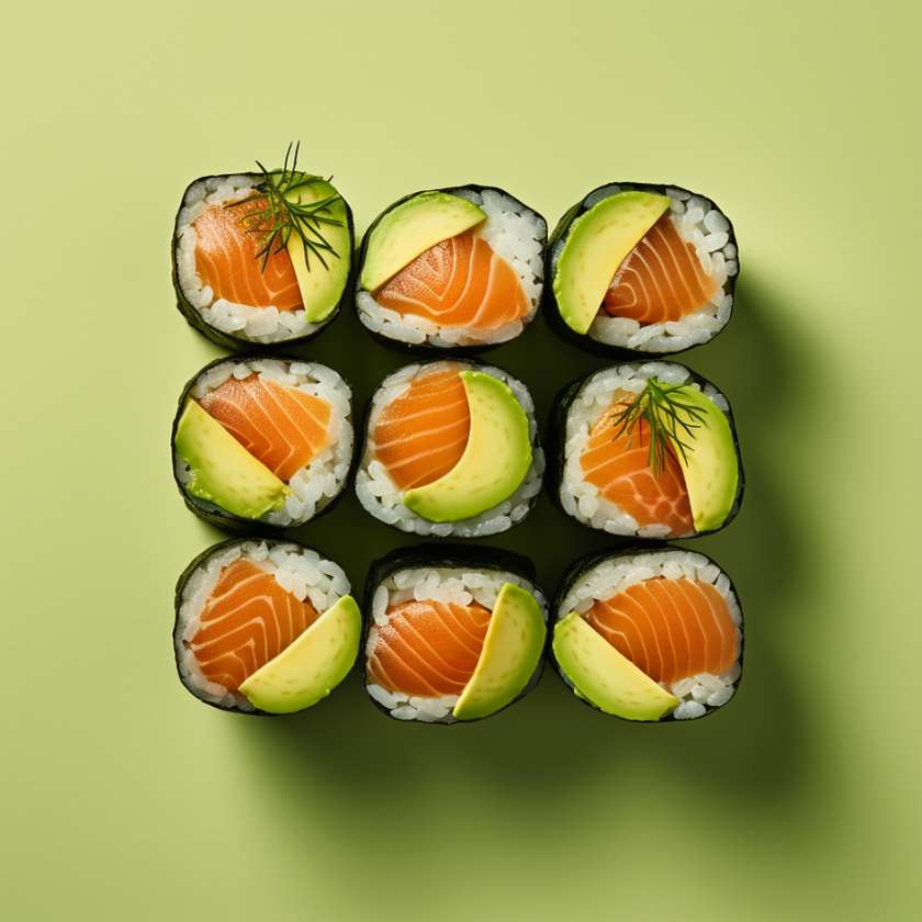 Sake maki (6x)