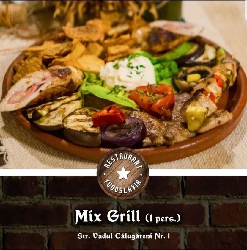 Mix grill de pui pentru 1 persoană