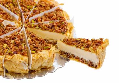 Prăjitură Cheesecake baklava