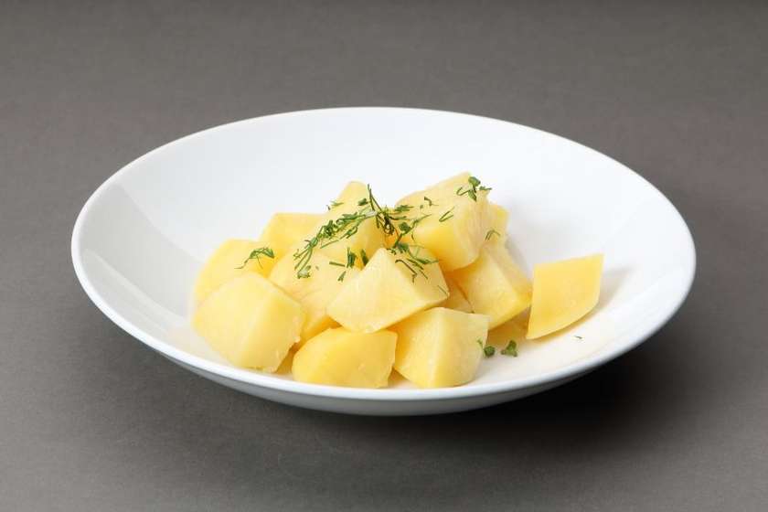 Boiled potatoes