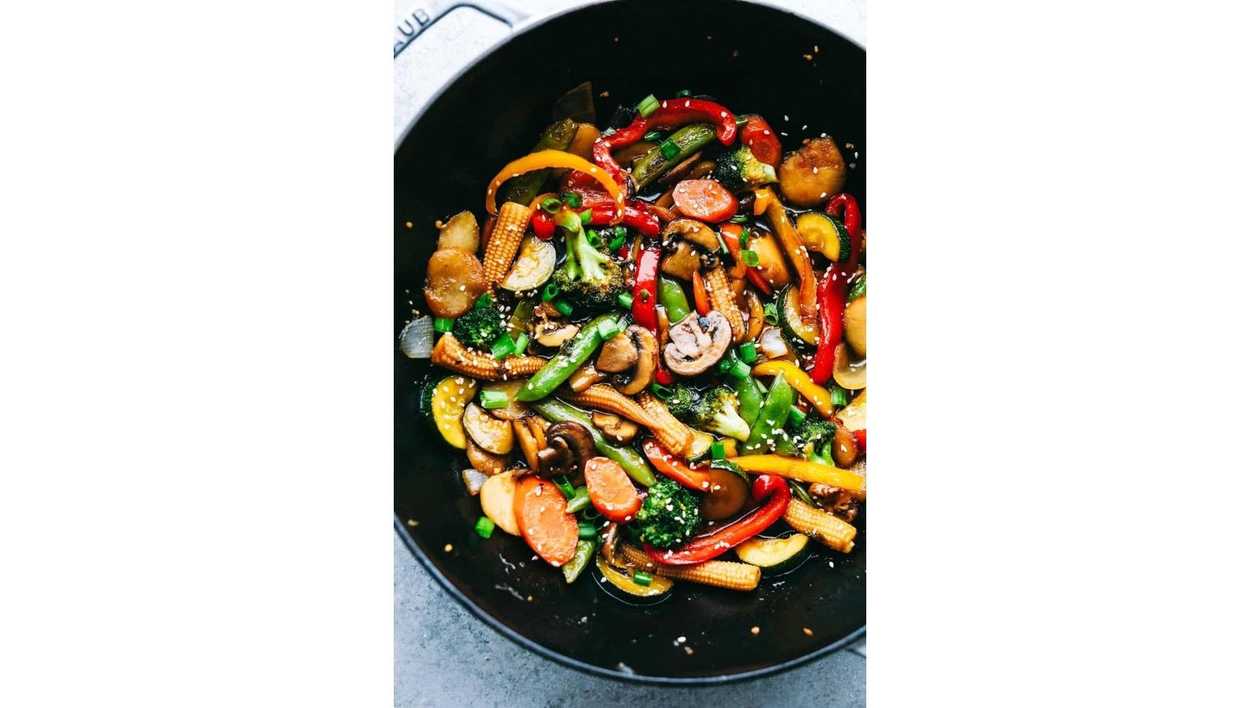 Fried vegetables