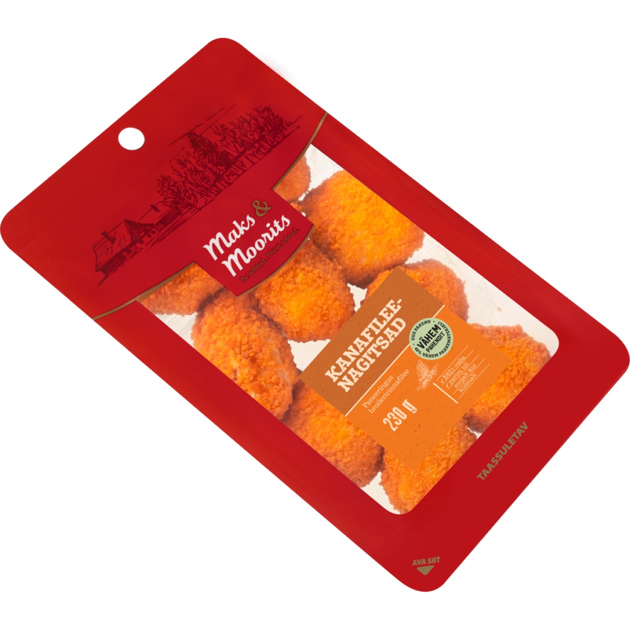Maks & Moorits, kanafileenagitsad, 230g (aegub peagi)